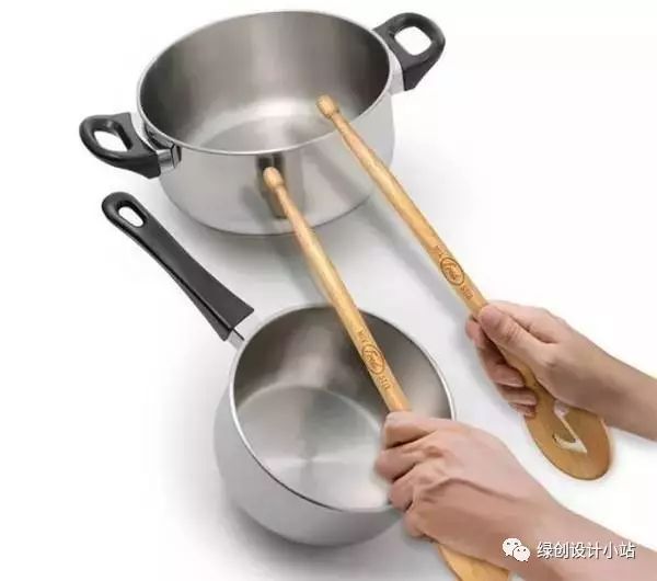 鼓槌木勺子,設計師的童趣設計